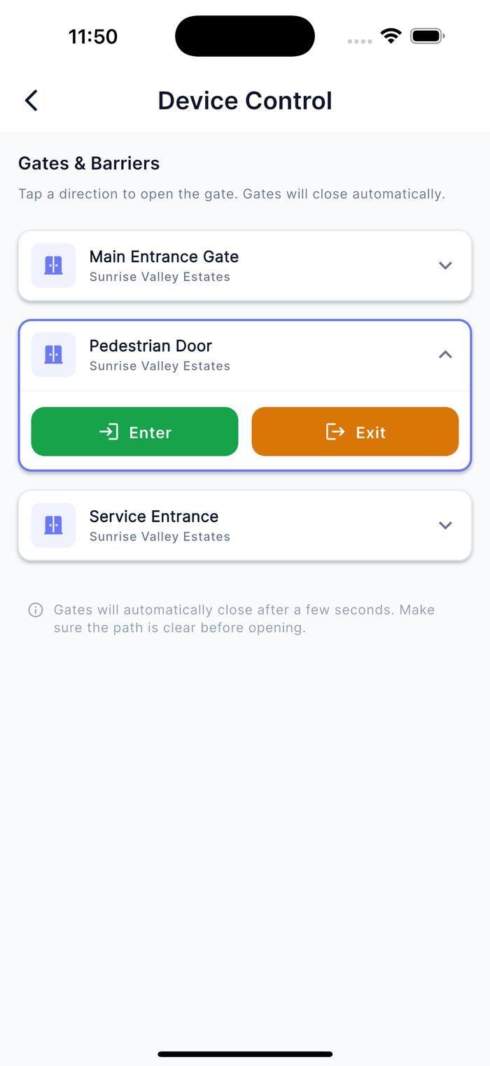 Automated Gate Opening