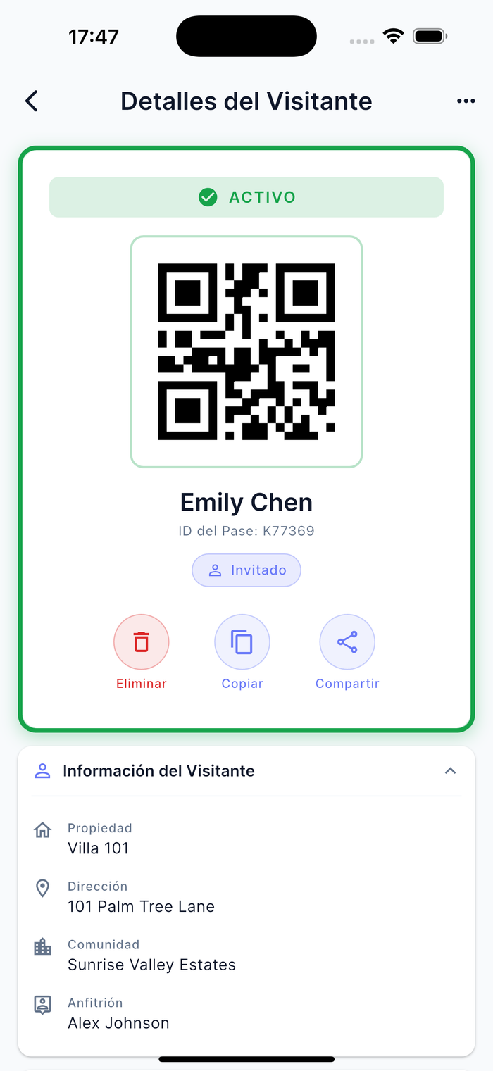 Control de Acceso por QR