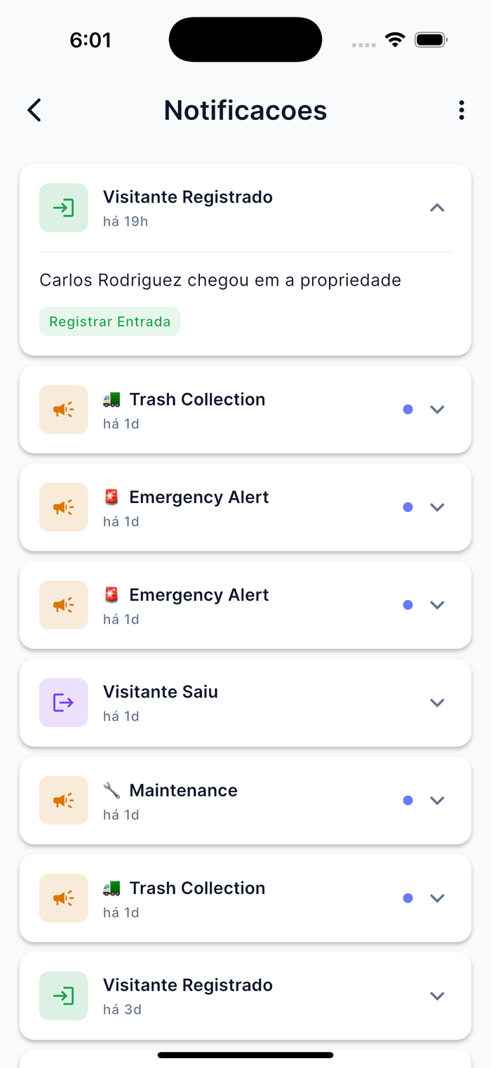 Notificações em Tempo Real