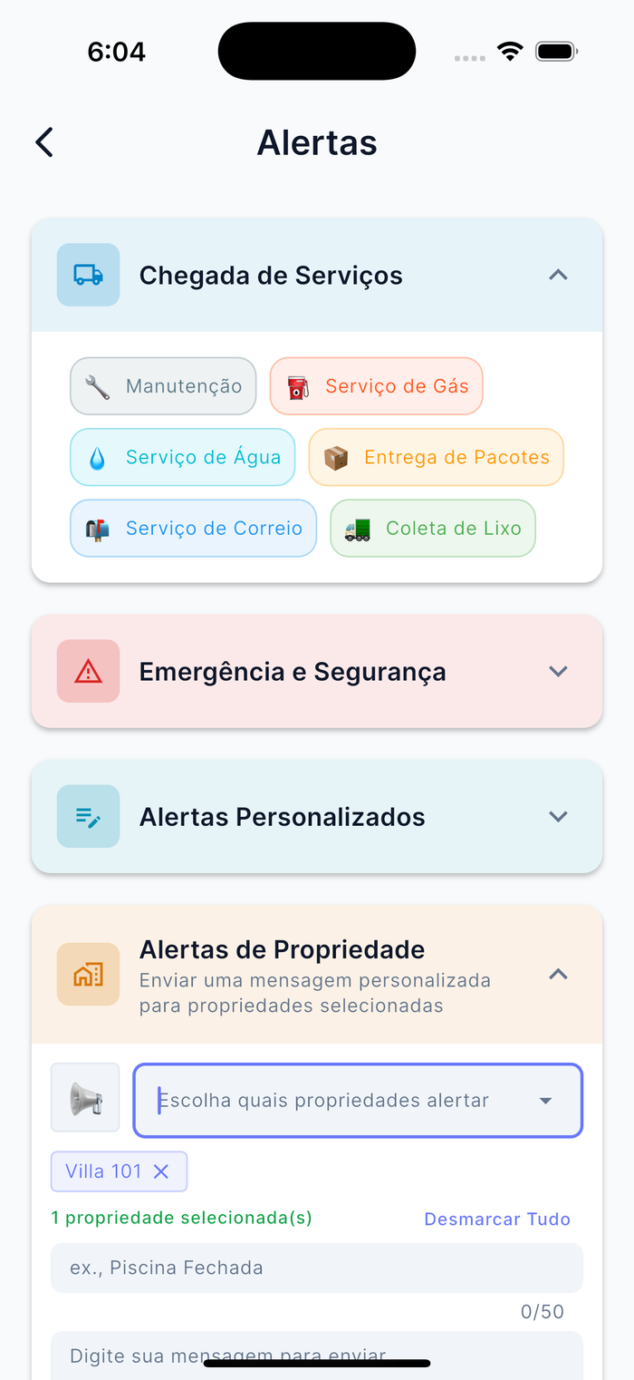 Alertas de Segurança